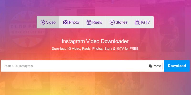 Dán link video và tải xuống
