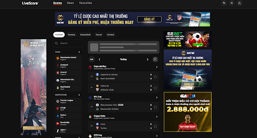 10 websites with the Fastest Football Score Updates in 2026